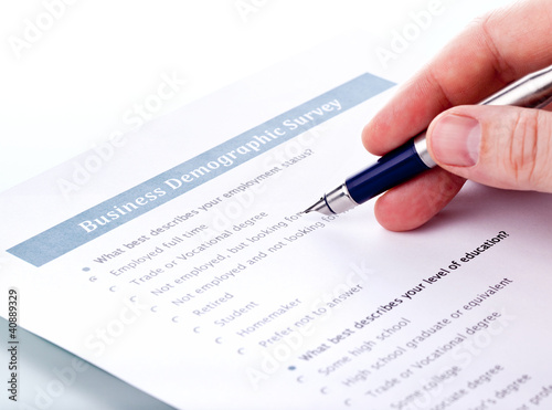 Photo: Business demographic survey Business demographic survey