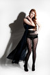 young red haired model