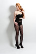 young red haired model