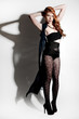 young red haired model