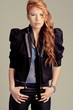 young red haired model