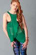 young red haired model