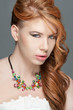 young red haired model