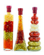 Colorful Pickle Bottles