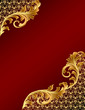 brown background with gold(en) ornament brown background with gold(en) ornament