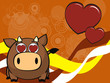 bull ball cartoon background5 bull ball cartoon background5