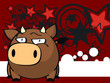 bull ball cartoon background4 bull ball cartoon background4