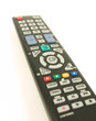 TV remote control isolated on white TV remote control isolated on white
