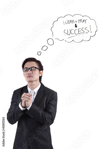 Photo: Businessman Praying Businessman Praying