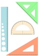 plastic school rulers