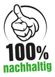100% nachhaltig