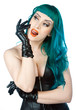 Foto: interesting looking woman portrait interesting looking woman portrait