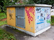 Painted transformer box Painted transformer box