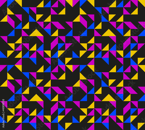 Vector: Colorful Seamless Retro Pattern Colorful Seamless Retro Pattern