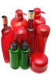 Shampoo bottles