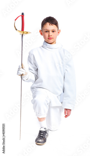 Photo: Little fencer Little fencer