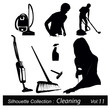 Vektor: Vector illustration.Housework and Cleaning Vector illustration.Housework and Cleaning