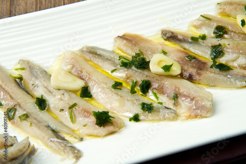 Photo: filetti di acciughe sott'olio filetti di acciughe sott'olio