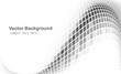Abstract mosaic wave background