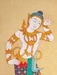 Vintage traditional Thai style art painting on temple Vintage traditional Thai style art painting on temple
