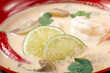 soup and shrimp in coconut water soup and shrimp in coconut water