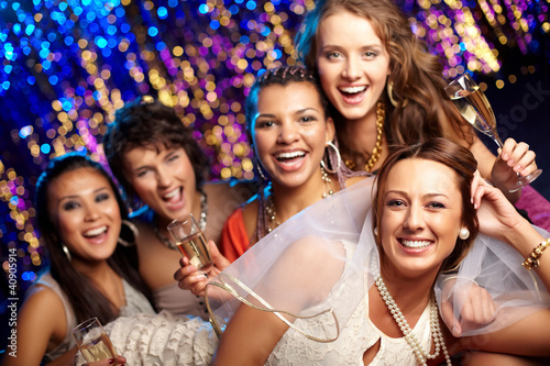 Photo: Bride having fun Bride having fun