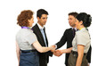 Meeting business people
