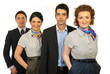 Row of business people