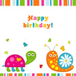 Template greeting card, vector