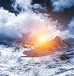 3d Ice desert