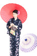 Beautiful kimono woman