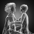 Sexy  lesbians in radiography scan