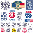 Route 66 sign set