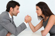 Business people and professional parity