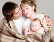 happy young family happy young family