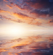 Sky background on sunset