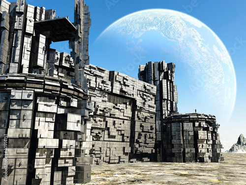 Illustration: 3d Fantasy landscape 3d Fantasy landscape