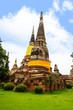 Aged Pagoda  in Ayutthaya, Thailand