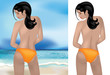 topless girl