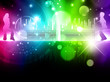 multicolored abstract disco background
