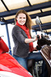 driving girl