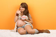 Photo: Pregnant Woman Eating Ice Cream Pregnant Woman Eating Ice Cream