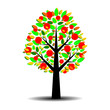 Albero frutto Vector