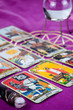 Tarot cards with the crystal ball and magic wand (4) Tarot cards with the crystal ball and magic wand (4)