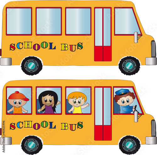 Illustration: School bus School bus