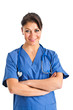 Friendly nurse portrait