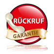 plakette - rückrufgarantie