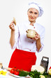 Portrait of a young cook in uniform
