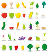 Vector: Fruits & Vegetables Set Fruits & Vegetables Set
