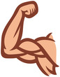 biceps (man's arm muscles, arm showing muscles and power)